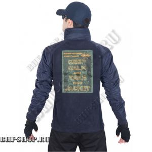 Куртка мужская флисовая GONGTEX Russian Flight Jacket Темно-Синий Нави