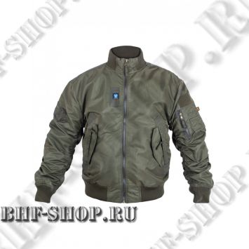 Куртка Пилот (бомбер) 7,26 Armyfans GD056A с мехом Олива
