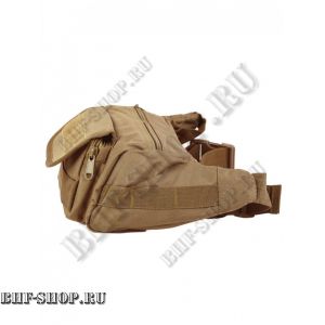 Сумка тактическая поясная/наплечная Tactical Sling Bag, 2,2 л, Койот