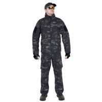 Костюм тактический GONGTEX GUNFIGHTER Softshell Черный мультикам