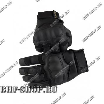 Перчатки тактические GONGTEX Tactical Gloves эко-кожа Черные