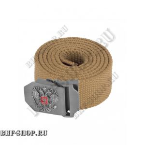 Ремень тактический нейлоновый ARMY OPERATOR BELT Герб РФ Койот