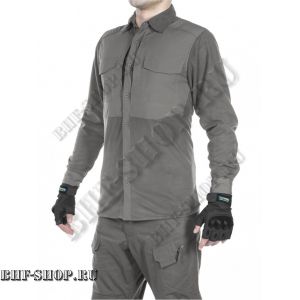 Рубашка флисовая мужская утепленная GONGTEX Superfine Fleece Shirt Серый