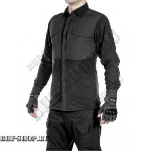 Рубашка флисовая мужская утепленная GONGTEX Superfine Fleece Shirt Черный