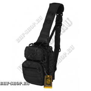 Тактическая Сумка GONGTEX Rover Sling Hexagon Backpack GB0306 на 8 литров Черная