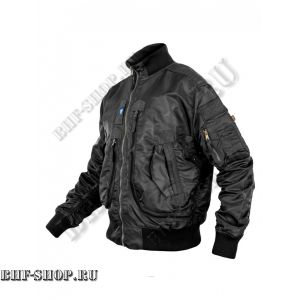 Куртка Пилот (бомбер) демисезонная 7,26 Armyfans G056A Черный